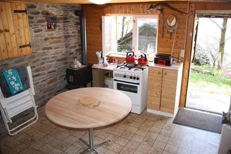 Soggiorno/pranzo/cucina/Wohnraum mit Küche