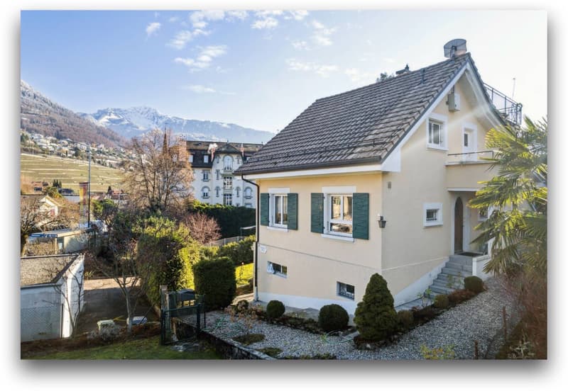 Belle villa de 3 étages, 8 pièces, 260 m2, à Montreux (1)