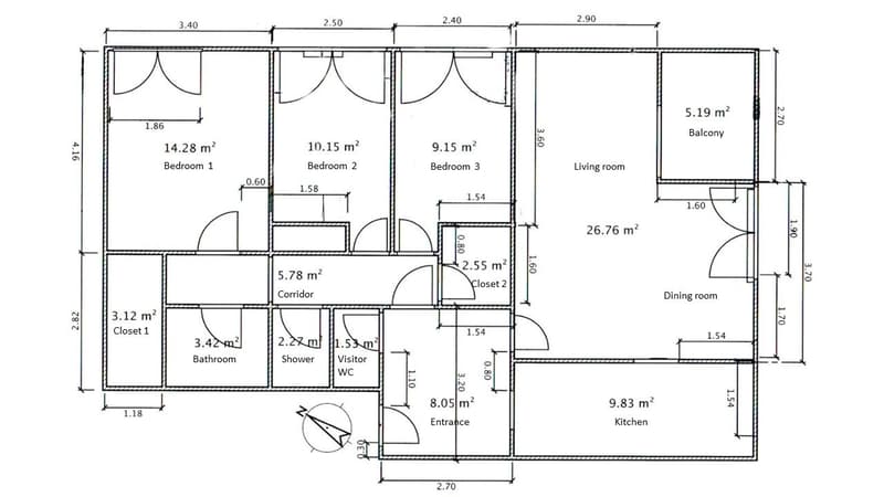 Magnificent 7.5-room apartment to rent in Servette (2)