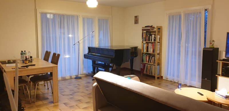 Appartement soigné avec deux chambres et grand balcon (5)