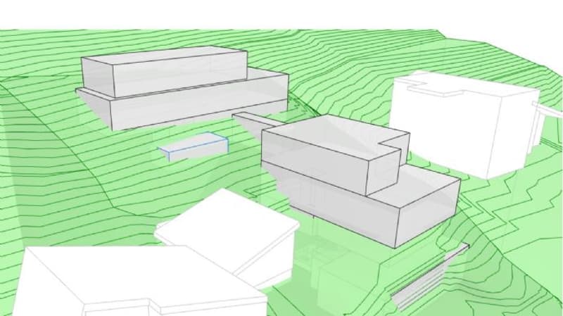 Grundstück mit Architekturstudie Variante 1 / Haus A und B (20)